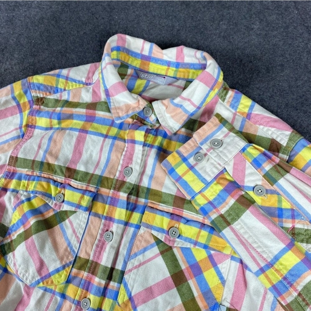 Stio Colorful Plaid Button Down Shirt